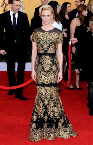 January Jones 17th annual Screen Actors Guild Awards on January 1, 2011