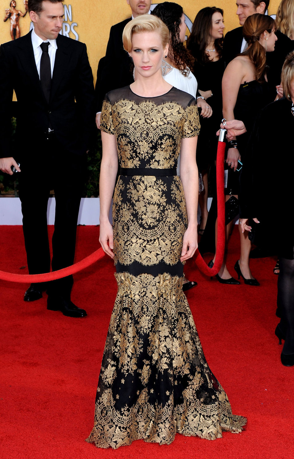 January Jones 17th annual Screen Actors Guild Awards on January 1, 2011