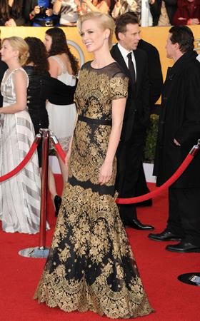 January Jones 17th annual Screen Actors Guild Awards on January 1, 2011