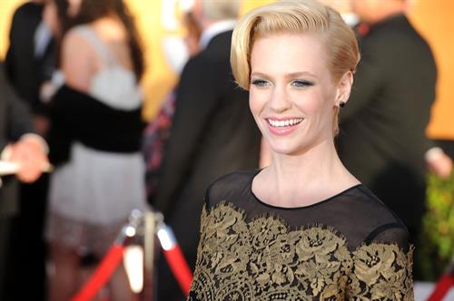 January Jones 17th annual Screen Actors Guild Awards on January 1, 2011