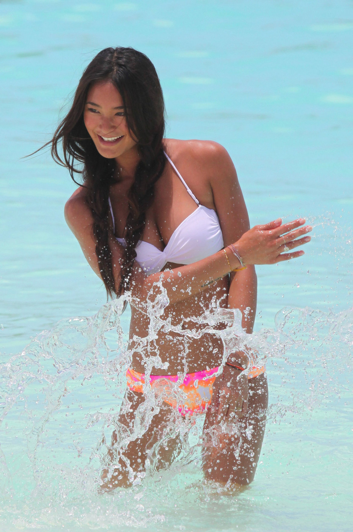Jarah Mariano. St. Barts Victorias Secret bikini shoot St. Barts. August 11th, 2012