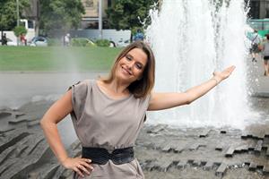 Jeanette Biedermann Jedermann Photocall & Pressekonferenz in Berlin on August 7, 2013