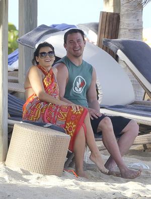 Jenna Dewan-Tatum - at the beach in St Barts 12/31/12  