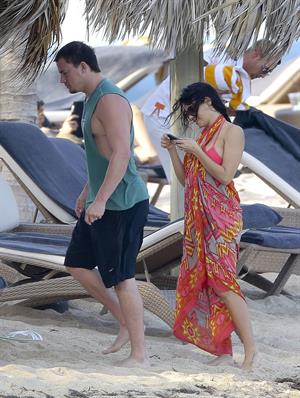 Jenna Dewan-Tatum - at the beach in St Barts 12/31/12  