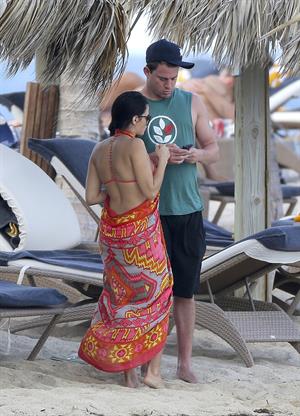 Jenna Dewan-Tatum - at the beach in St Barts 12/31/12  