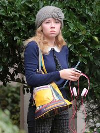 Jennette McCurdy leaving her hotel in Vancouver 11/1/12 