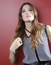 Jennifer Carpenter posing for Carlo Allegri portraits in New York City - October 26, 2012 