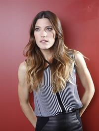 Jennifer Carpenter posing for Carlo Allegri portraits in New York City - October 26, 2012 
