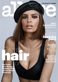 Emily Ratajkowski is pure fire on the August cover of Allure