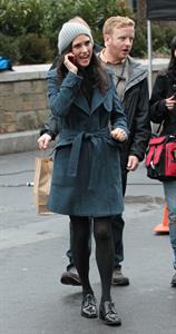 Jennifer Connelly on the set of  Winter's Tale  in New York 1/14/13 