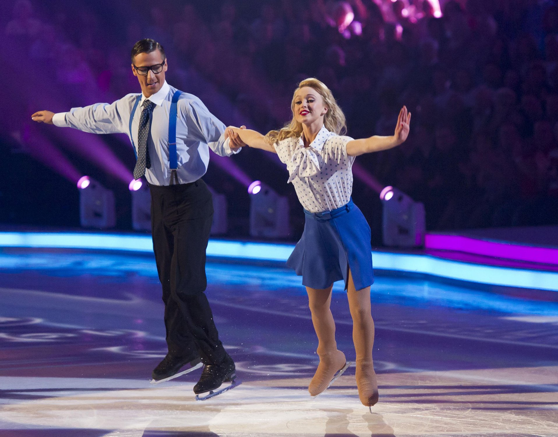 Jennifer Ellison Dancing on Ice Promos on January 15, 2012