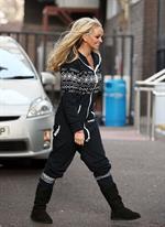 Jennifer Ellison ITV studios in London on January 4, 2011