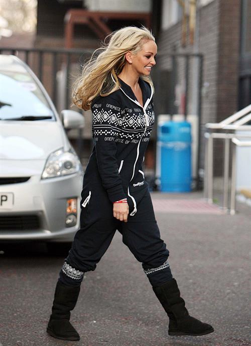 Jennifer Ellison ITV studios in London on January 4, 2011