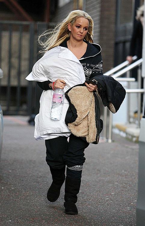 Jennifer Ellison ITV studios in London on January 4, 2011