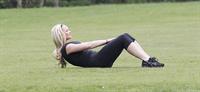 Jennifer Ellison working out in Liverpool April 14, 2011 