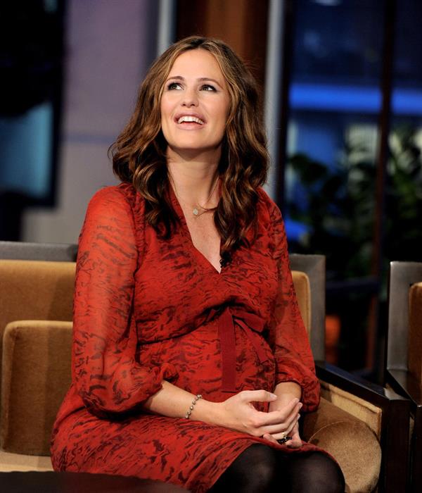 Jennifer Garner on the Tonight Show with Jay Leno on January 1, 2012