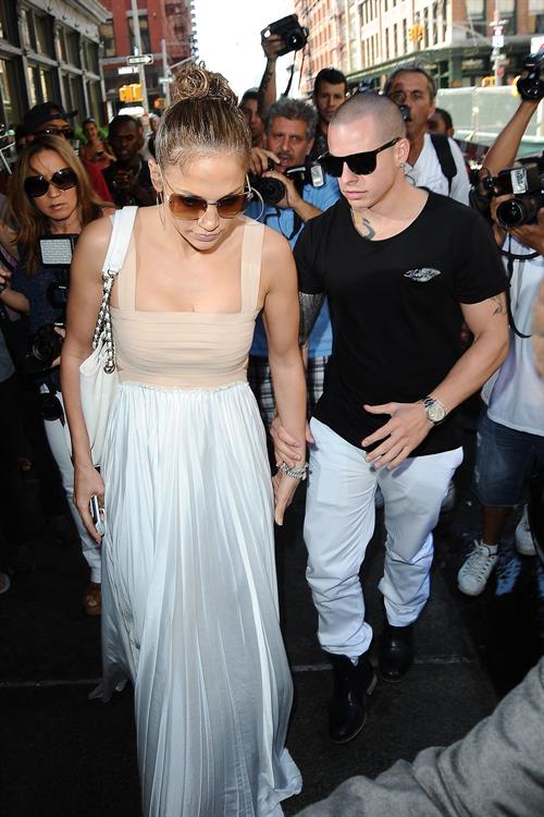 Jennifer Lopez Pictures Jennifer Lopez dinner at Bubbys in New York City on July 24, 2012