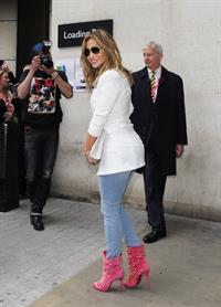 Jennifer Lopez - Pictured at Radio 1 in London on May 30, 2013