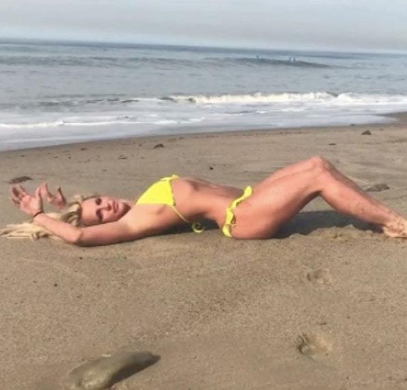 Britney Spears in a bikini