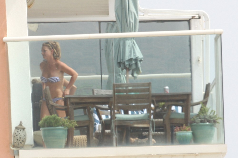 Britney Spears in a bikini