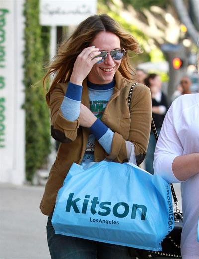 Jennifer Love Hewitt Shopping at Kitson in Beverly Hills April 6, 2013 