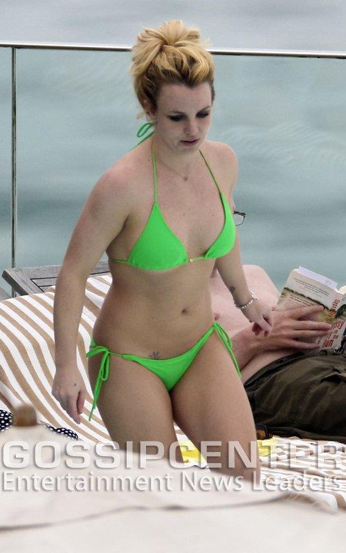 Britney Spears in a bikini