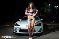 Elizabeth Tran in a bikini