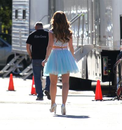 Jennifer Love Hewitt On the set of The Client List in Los Angeles January 4, 2013 