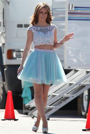 Jennifer Love Hewitt On the set of The Client List in Los Angeles January 4, 2013 