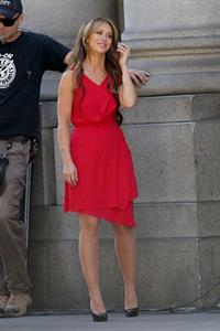 Jennifer Love Hewitt Set of ''The Client List'' in Downtown LA October 26, 2012