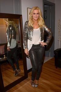 Jenny McCarthy taping the 1st episode of The Jenny McCarthy Show in NYC 2/7/13 