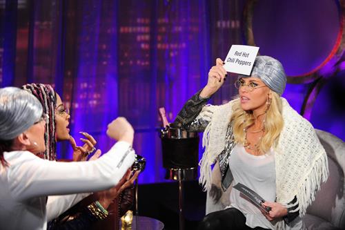 Jenny McCarthy taping the 1st episode of The Jenny McCarthy Show in NYC 2/7/13 