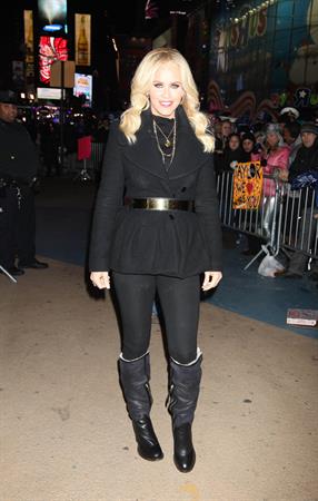 Jenny McCarthy New Year's Eve 2013 at Times Square in NYC 12/31/12 