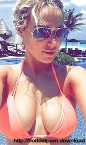 Anonymous in a bikini taking a selfie
