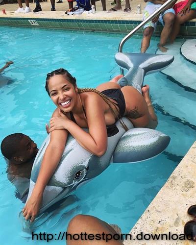 Anonymous in a bikini