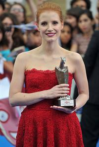 Jessica Chastain - Giffon Film Festival, Italy 7/21/13  