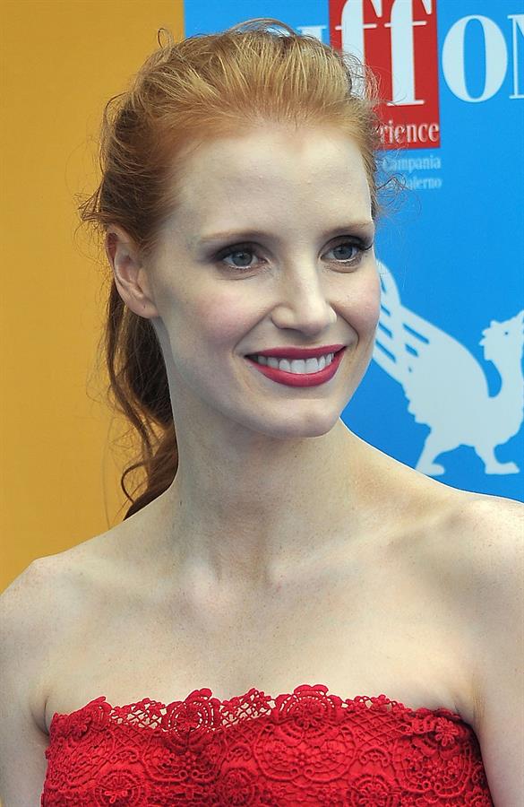 Jessica Chastain - Giffon Film Festival, Italy 7/21/13  