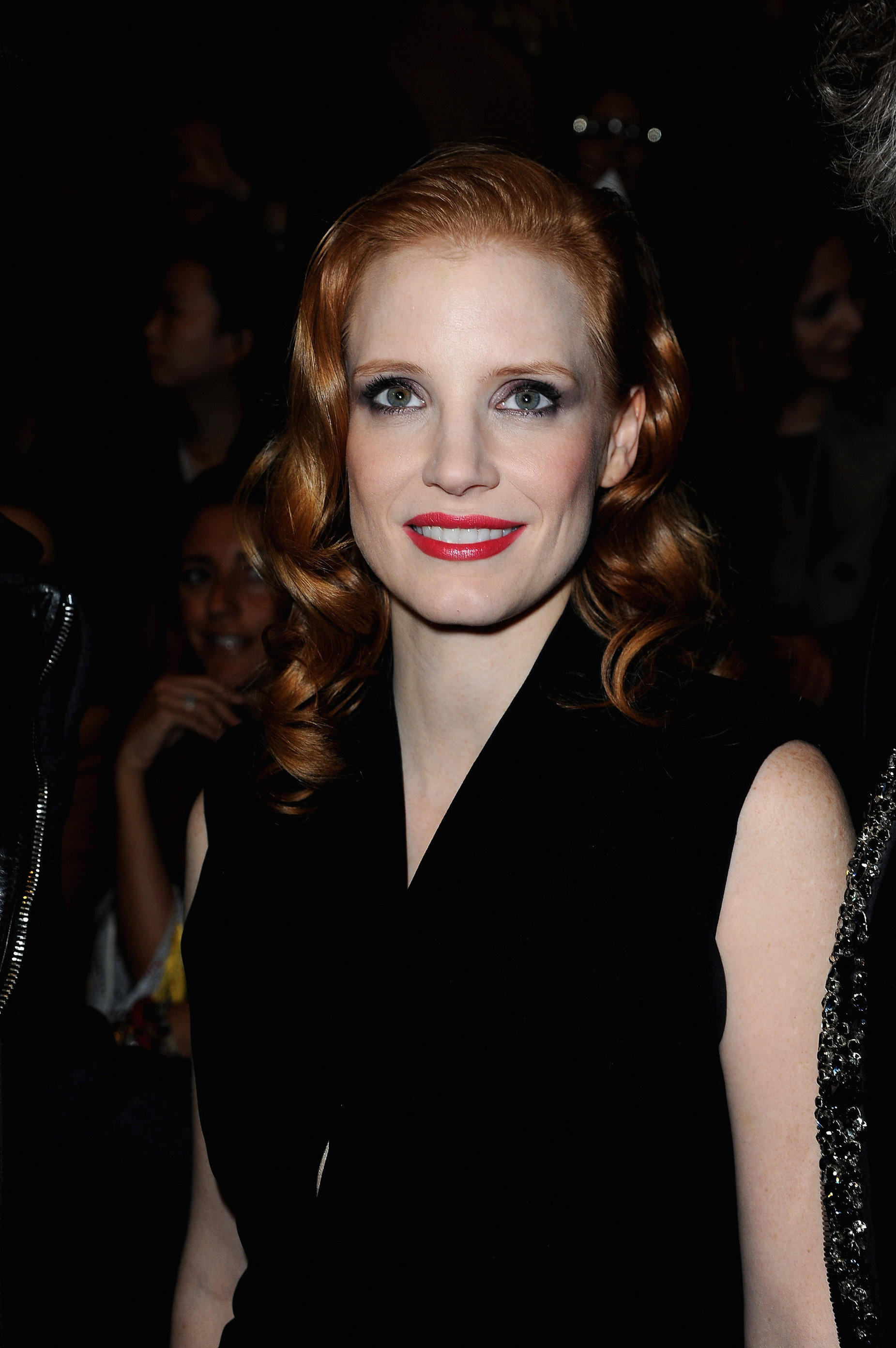 Jessica Chastain attends the Paris Fashion Week in Paris (02.03.2013) 