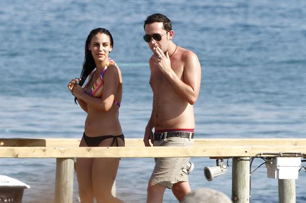 Jessica Lowndes wearing a bikini in Spain June 26, 2012