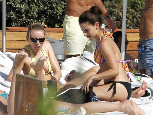 Jessica Lowndes wearing a bikini in Spain June 26, 2012