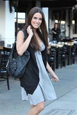 Jessica Lowndes leaving Toast restaurant November 9 2010 