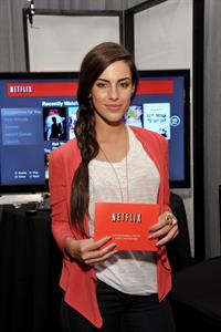 Jessica Lowndes Access Hollywood Stuff You Must Lounge on January 15, 2011