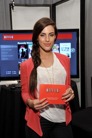 Jessica Lowndes Access Hollywood Stuff You Must Lounge on January 15, 2011