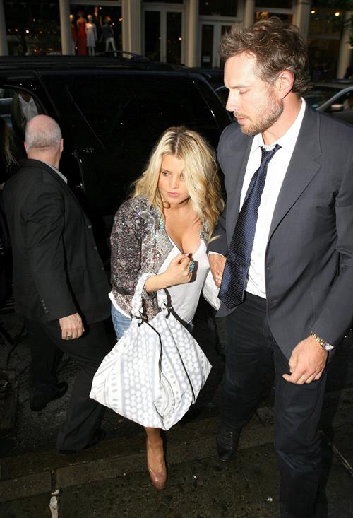 Jessica Simpson out with boyfriend in New York on May 21, 2011 