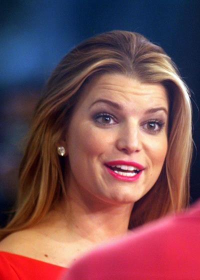 Jessica Simpson at Good Morning America on March 15, 2010 