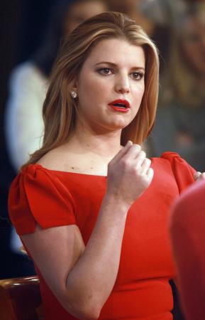 Jessica Simpson at Good Morning America on March 15, 2010 