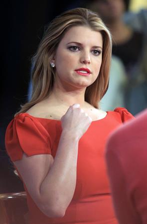 Jessica Simpson at Good Morning America on March 15, 2010 