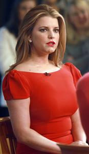Jessica Simpson at Good Morning America on March 15, 2010 