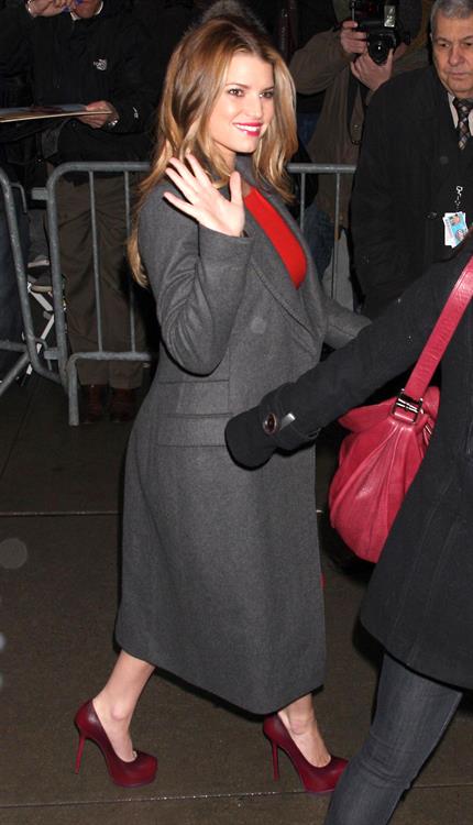 Jessica Simpson at Good Morning America on March 15, 2010 