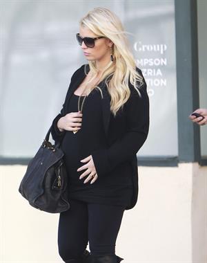Jessica Simpson - Spotted in Los Angeles on February 21, 2013